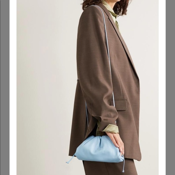 Bottega Veneta light blue small pouch - Picture 4 of 9